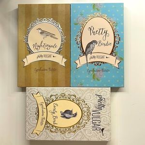 Pretty Vulgar Eyeshadow Palette Bundle of 3